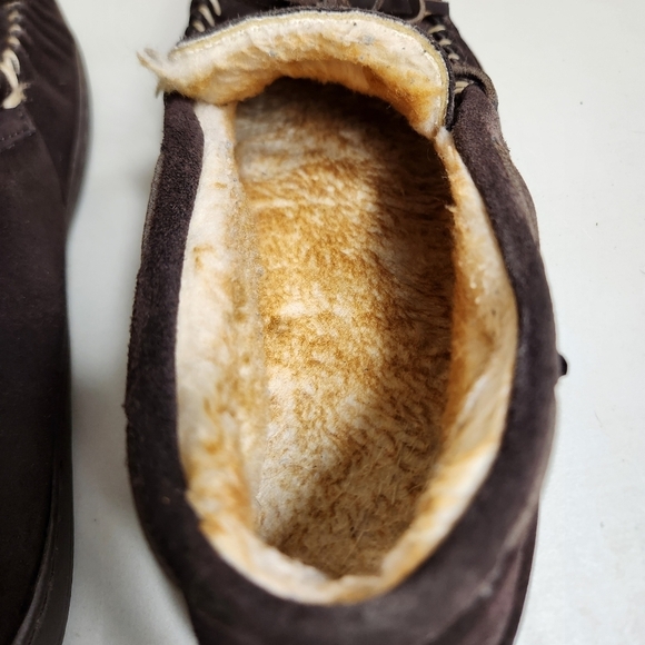 Guide Gear Mens Brown Wool Fur Lined Chukka Mocs-Size 10M - Picture 11 of 13